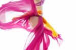 Beautiful Exotic Belly Dancer Woman Stock Photo