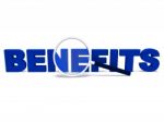 Benefits Word Means Perks Bonuses Or Reward
 Stock Photo
