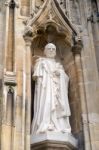 New Statue Of Prince Philip At Canterbury Cathedral Stock Photo
