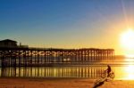 San Diego Sunset In October Stock Photo