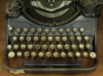 Old Typewriter Stock Photo