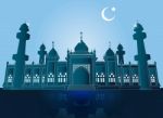 Jamiah Mosque In Pattani, Thailand,  Illustration Stock Photo