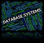 Database Systems Representing Word Databases And Computing Stock Photo