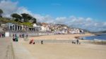 View Of The Beach At Lyme Regis Stock Photo