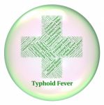 Typhoid Fever Indicates Symptomatic Bacterial Infection And Salm Stock Photo