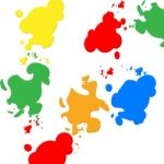 Background Colors Indicates Blots Backdrop And Spatter Stock Photo