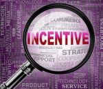 Incentive Magnifier Means Reward Inducement 3d Rendering Stock Photo