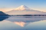Mt Fuji In The Early Morning Stock Photo