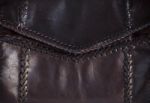 Texture On Leather Bag Stock Photo