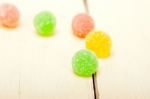 Sugar Jelly Fruit Candy Stock Photo