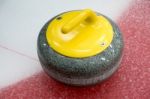 Curling Stone Stock Photo