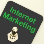 Internet Marketing Switch Stock Photo