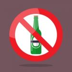 No Bottle Of Beer Symbol Stock Photo