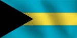 Flag Of Bahamas -  Illustration Stock Photo