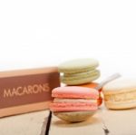 Colorful French Macaroons Stock Photo