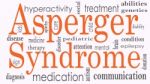 Asperger Syndrome Word Cloud Collage, Health Concept Stock Photo