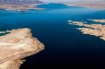 Aerial View Of Lake Mead Stock Photo