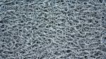 Grey Doormat Texture Stock Photo