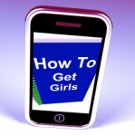 How To Get Girls On Phone Represents Getting Girlfriends Stock Photo