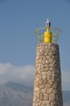 Puerto Banus Lighthouse Stock Photo