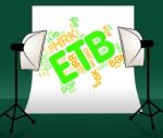 Etb Currency Means Ethiopia Birrs And Broker Stock Photo