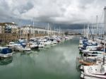 Brighton, Sussex/uk - May 24 : View Of Brighton Marina In Bright Stock Photo