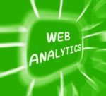 Web Analytics Diagram Displays Collection And Analysis Of Online Stock Photo