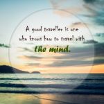 Meaningful Quote On Blurred Seascape Background Stock Photo
