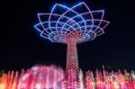 Tree Of Life At Expo In Milan Italy Stock Photo