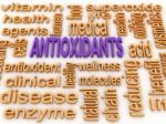 3d Image Antioxidants Concept Word Cloud Background Stock Photo