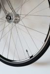 Detail Of Bicycle Wheel Stock Photo