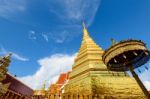 Wat Phra That Cho Hae Temple Stock Photo