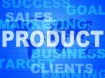 Product Words Represents Made In And Biz Stock Photo