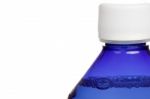 Blue Bottle Stock Photo