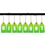 Discount Tag Stock Photo