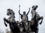 London Uk March 2014 - View Of Boudicea Statue Stock Photo