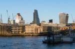 View Of Modern Buildings In The City Of London Stock Photo