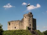 View Of The Keep In Cardiff Castle Stock Photo