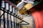 Istanbul, Turkey - May 25 : View Of A Staircase In A Courtyard In The Grand Bazaar In Istanbul Turkey On May 25, 2018 Stock Photo