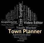 Town Planner Meaning Urban Area And Career Stock Photo