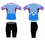Cycling Vest,sportswear With Stars Shaped Style Stock Photo