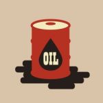 Oil Barrel Flat Icon Stock Photo