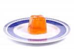 Orange Gelatin Stock Photo