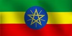 Flag Of Ethiopia -  Illustration Stock Photo