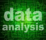 Data Analysis Means Analyse Bytes And Investigate Stock Photo