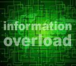 Overload Information Shows Overloaded Fact And Answers Stock Photo
