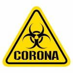 Printwarning Sign For Covid19 Corona  Virus Concept Stock Photo