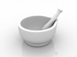 Mortar And Pestle  Stock Photo