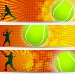 Tennis Championship Banner Stock Photo