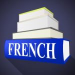 French Book Indicates Translate To English And Euro Stock Photo